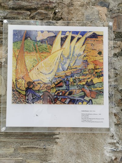 "Bateaux de pêcheurs" Andrée Derain