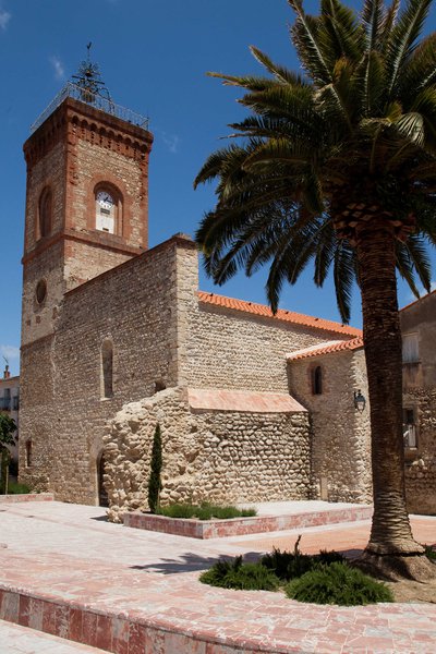 Vue de l'église de Palau